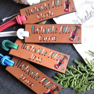 Trip Luggage Tag. Weekend Trip Tag. Nashville Tag. Nashville Tags.