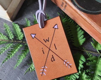 Gyspy Luggage Tag. Arrow Luggage Tags. Wild Luggage Tags.