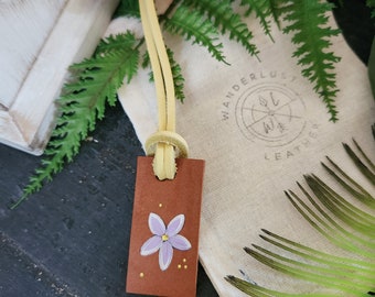 Flower Tag. Mini Flower Tags. Flower Luggage Tag.