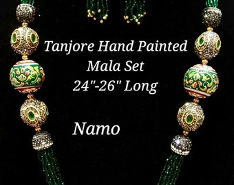 Sabyasachi inspired tanjore mala set.