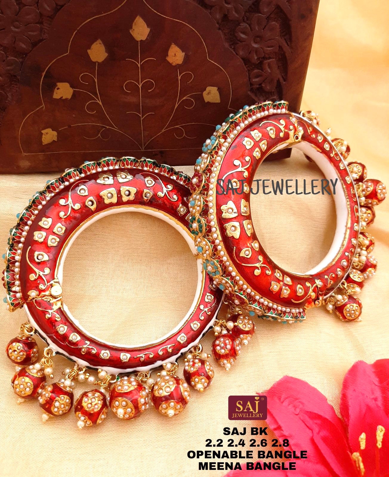 Indian Ethnic Rajasthani Kada Bangle Jadu Meenakari Bangles. Etsy