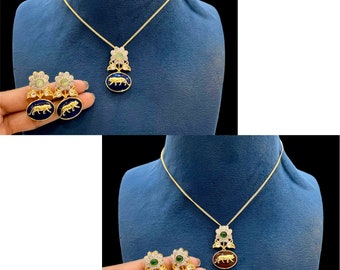 Exclusive Collection of Sabyasachi inspired jaguar designer pendant set