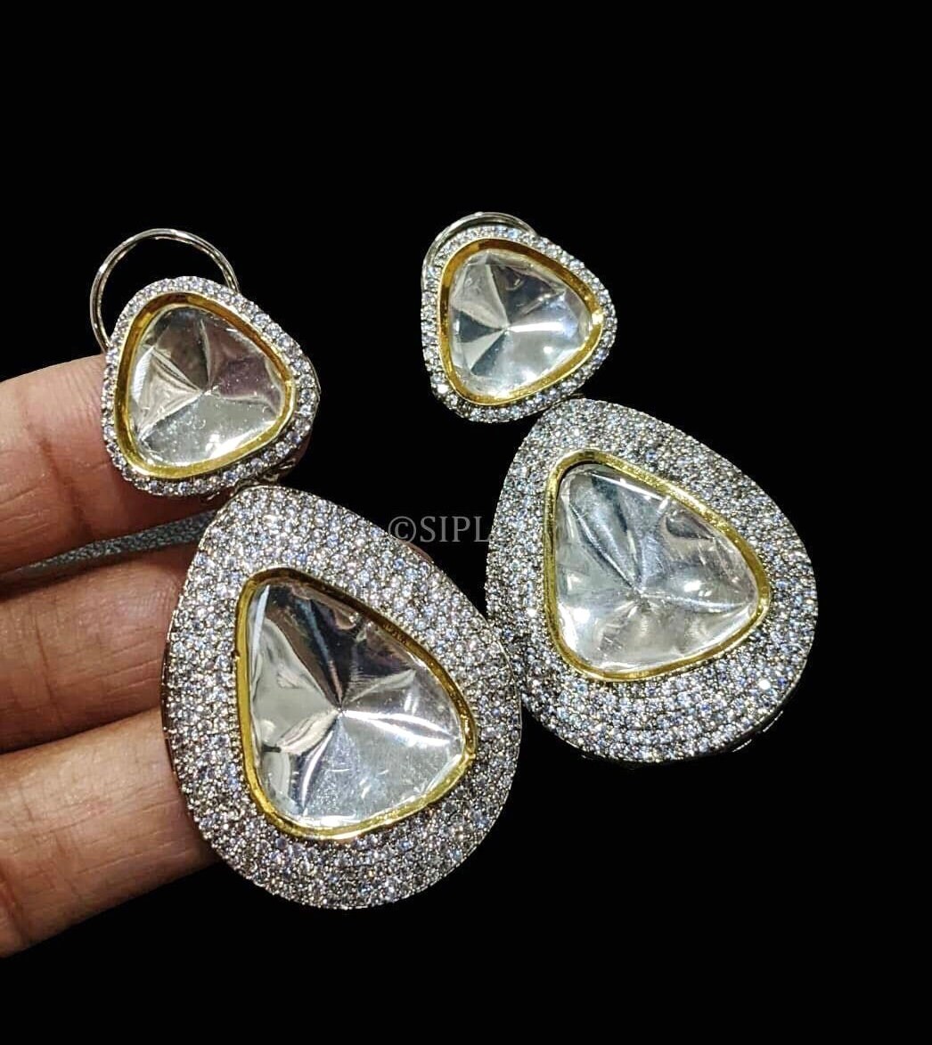 Diamond polki deals tops
