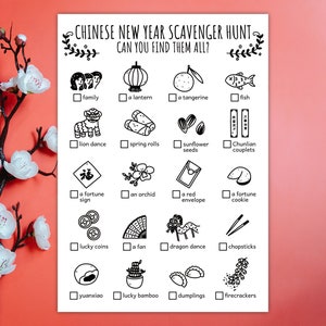 chinese new year scavenger hunt 2025