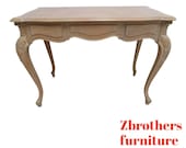 Vintage Spanish Regency Carved Ladies Writing Desk