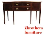Ethan Allen 18th Century Mahogany Chippendale Sideboard Buffet Server Console B