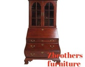 Thomasville Bombay Cherry Drop Front Secretary Writing Desk