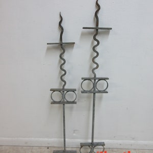 Pair Antique Garden Gate Door Trim Architectural Salvage