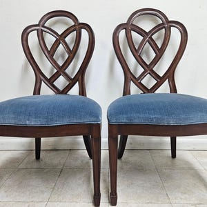 Ethan Allen Dining Room side chairs Hepplewhite Ribbon Back Collectors Classics A