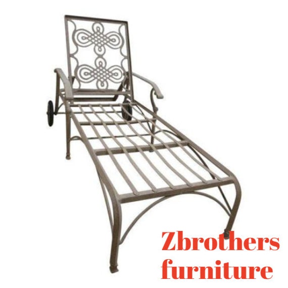 Landgrave Cast Classics Woodard Outdoor Patio Porch Chaise Lounge Settee - Cast Classic Landgrave Patio Furniture Landgrave Cast Classics Woodard Outdoor Patio Porch Chaise Lounge Settee - Cast Classic Landgrave Patio Furniture