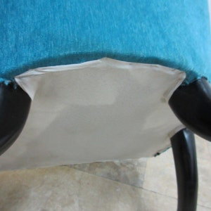 Funky Hollywood Regency Style Modern Scoop Back Fireside Lounge Club Chair A image 6