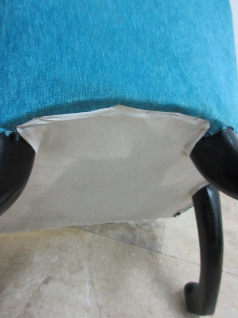 Funky Hollywood Regency Style Modern Scoop Back Fireside Lounge Club Chair A image 6