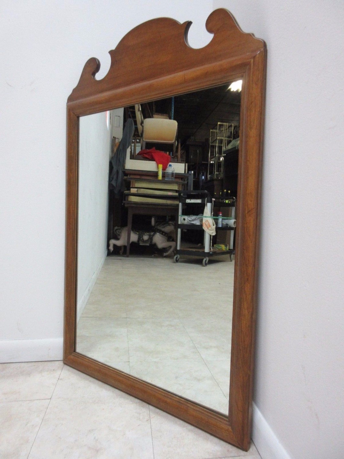 Ethan Allen Circa 1776 Dresser Hanging Wall Mirror - Etsy