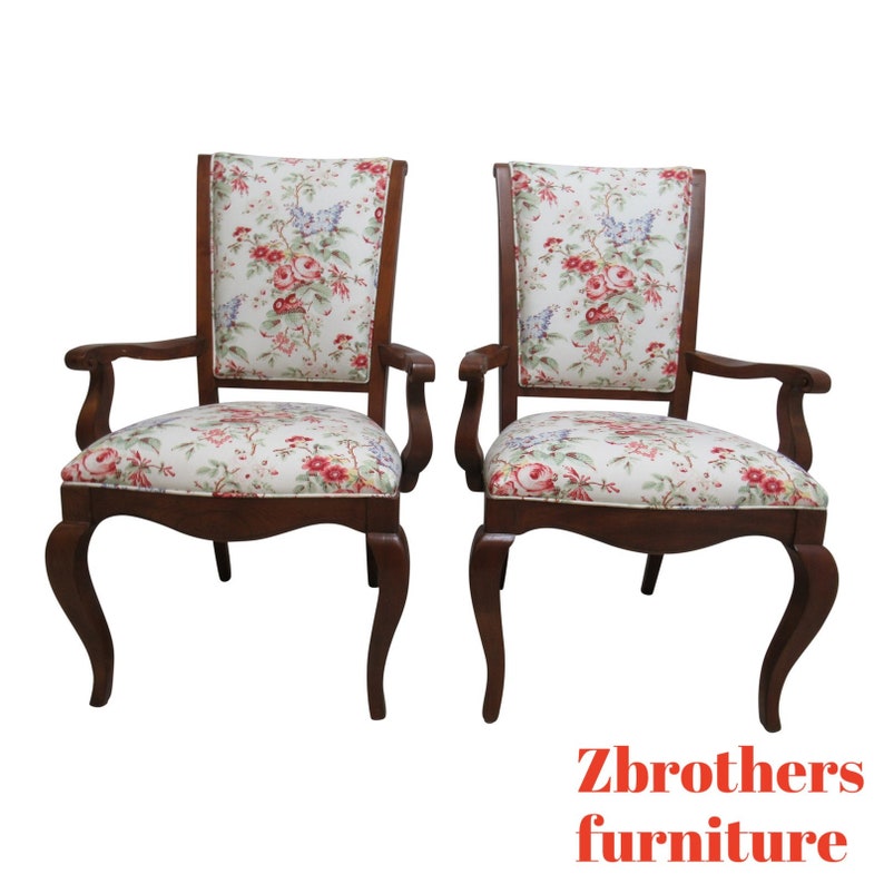 Ethan Allen Country French Legacy Dining Room Arm Chairs