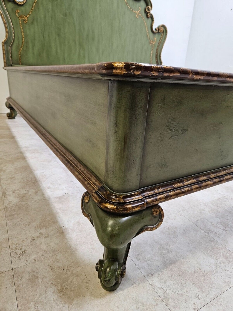 Thomasville Pisa Mansion King Bed Hills of Tuscany Green Gold Etsy