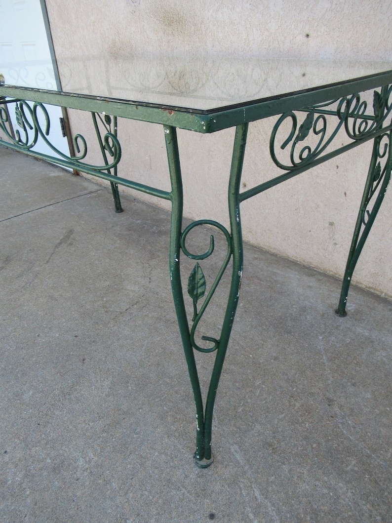 Vintage Outdoor Patio Porch Salterini Mid Century Patio Dining Table