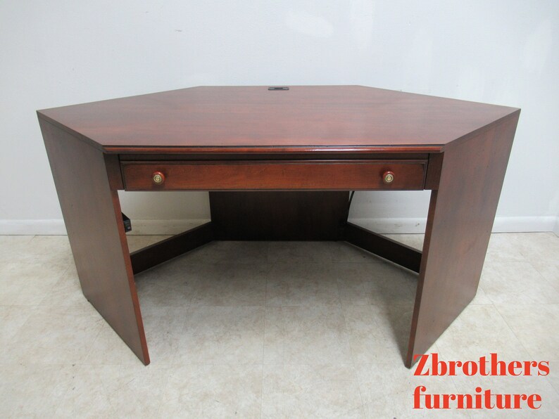 Ethan Allen British Classics Corner Office Modular Desk