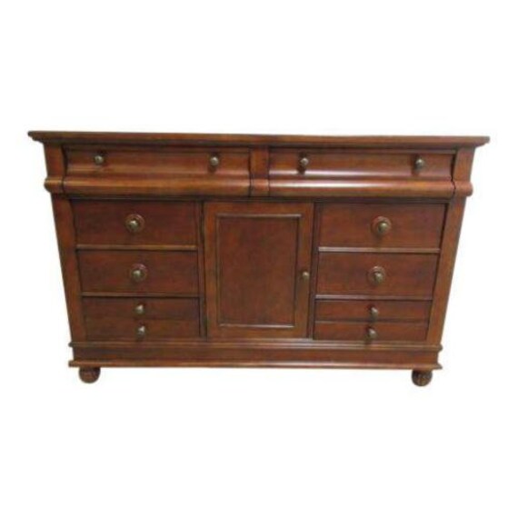 Bernhardt Old World Chest Dresser Sideboard Console Cabinet Etsy