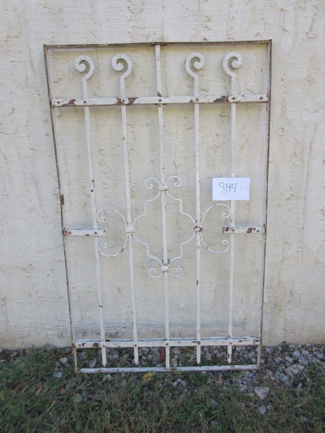 Antique Victorian Iron Gate Window Panel Fence Architectural Salvage ...