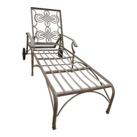 Landgrave Cast Classics Woodard Outdoor Patio Porch Chaise Image 0