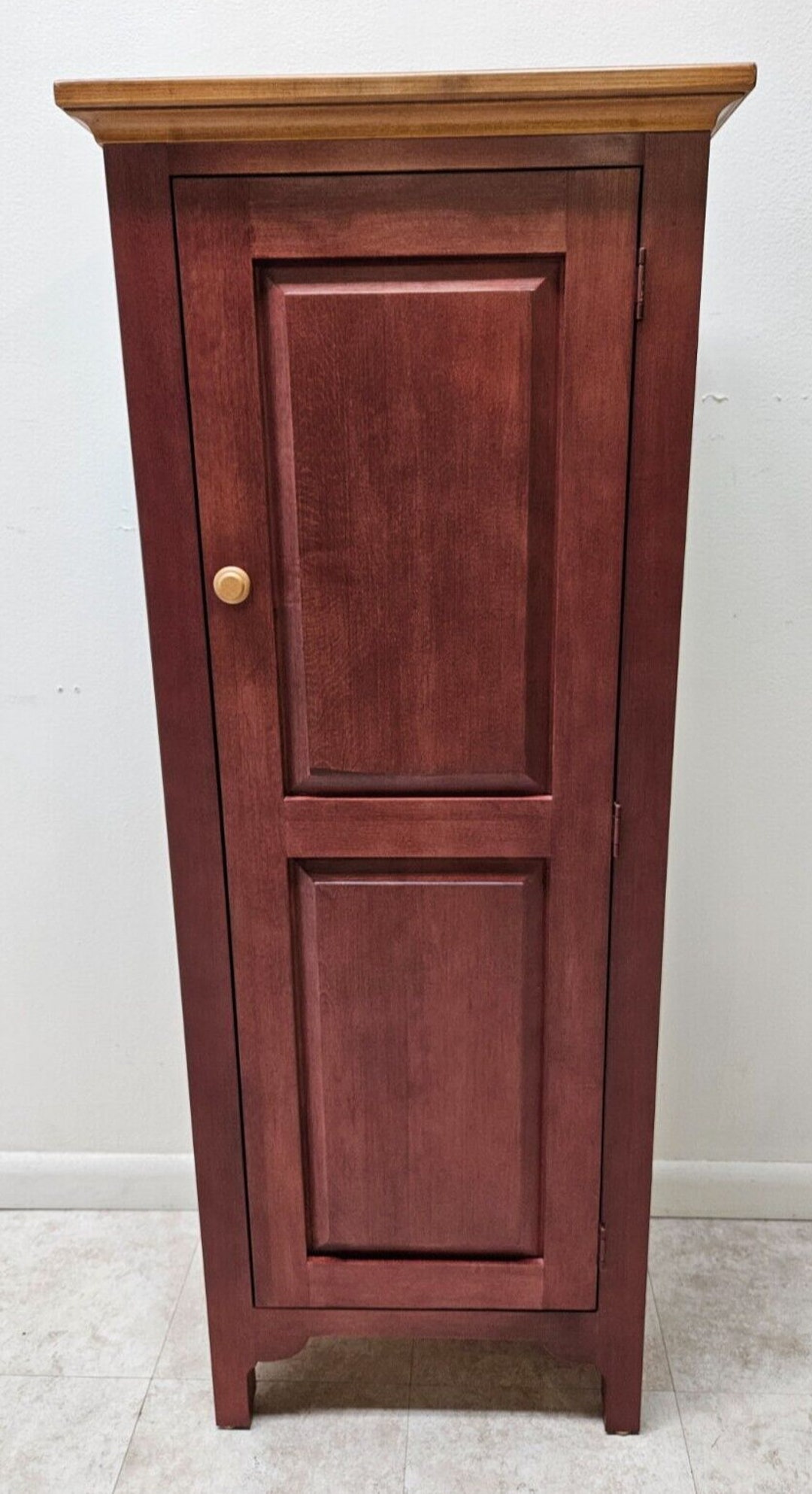 Ethan Allen Country Colors Pie Safe Storage Farmhouse Console