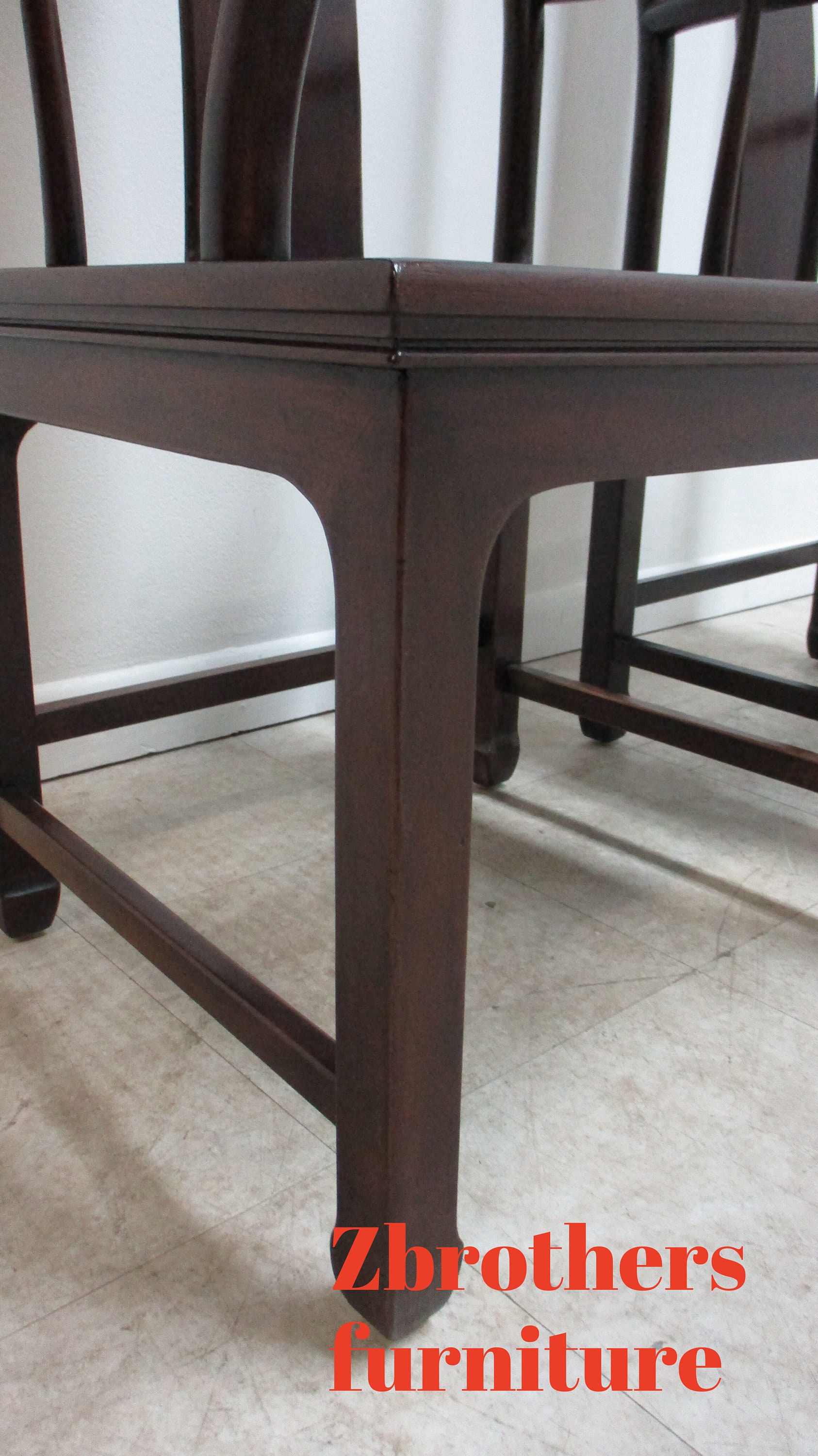 2 Henredon Pan Asian Dining Room Arm Chairs Mahogany Etsy