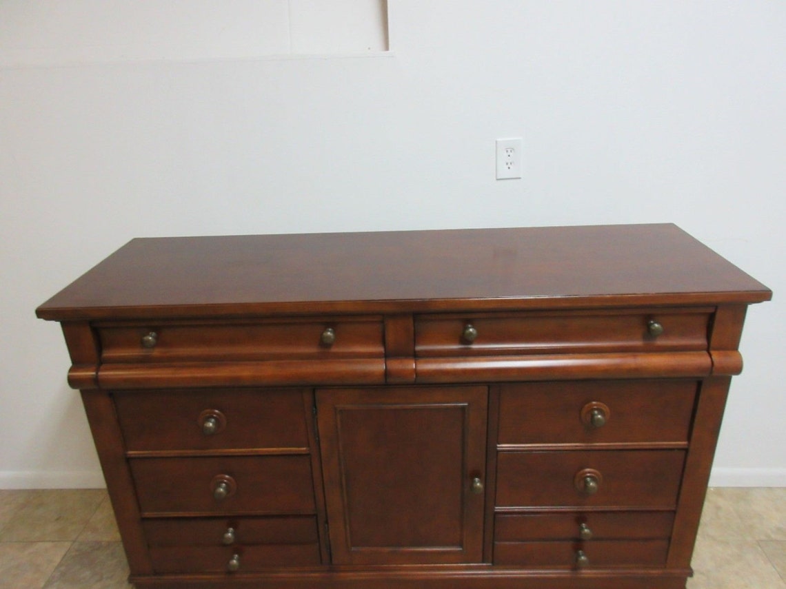 Bernhardt Old World Chest Dresser Sideboard Console Etsy