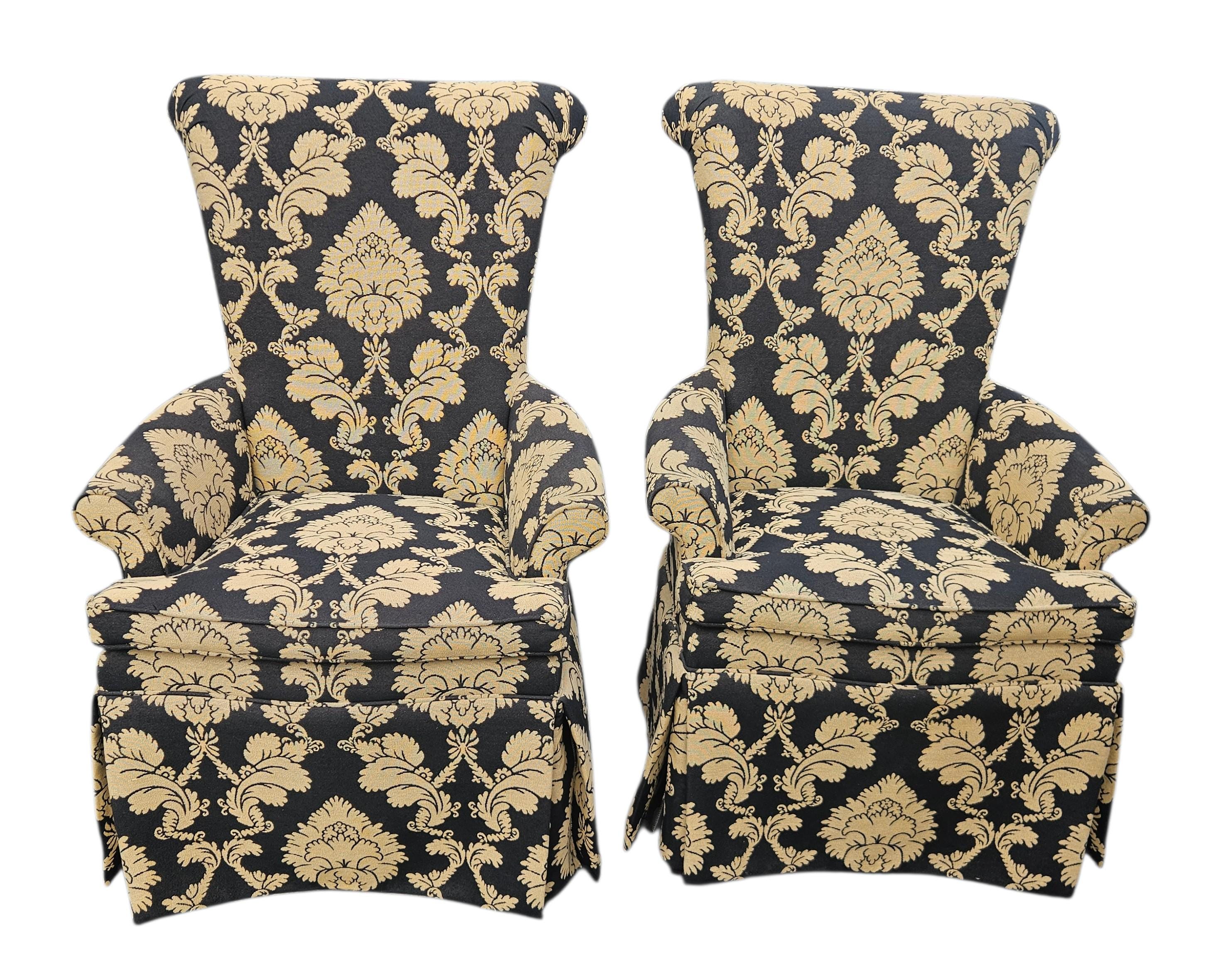 Ethan Allen Wing Back Chair - Etsy