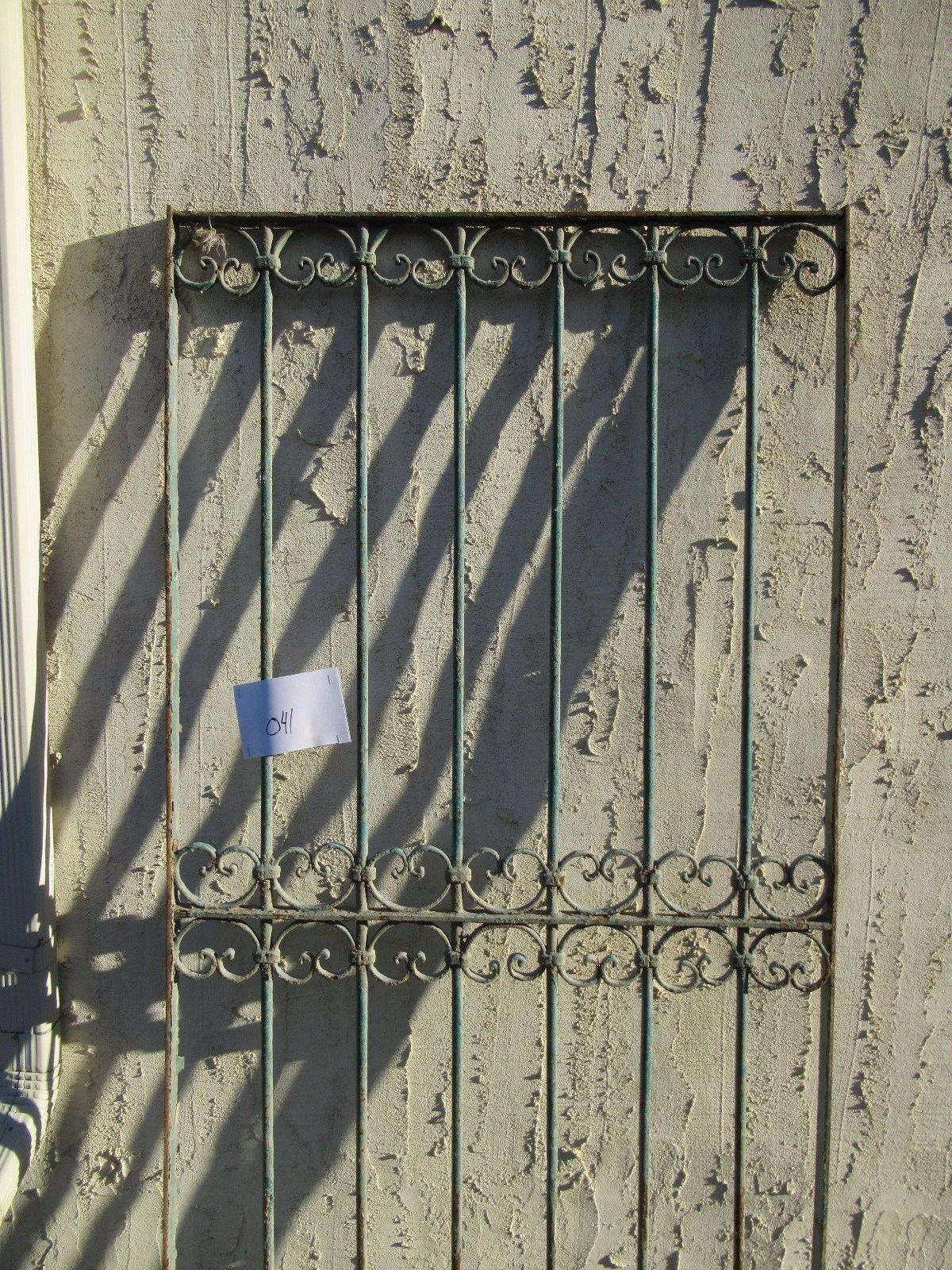 Antique Victorian Iron Gate Window Garden Fence Architectural Salvage ...