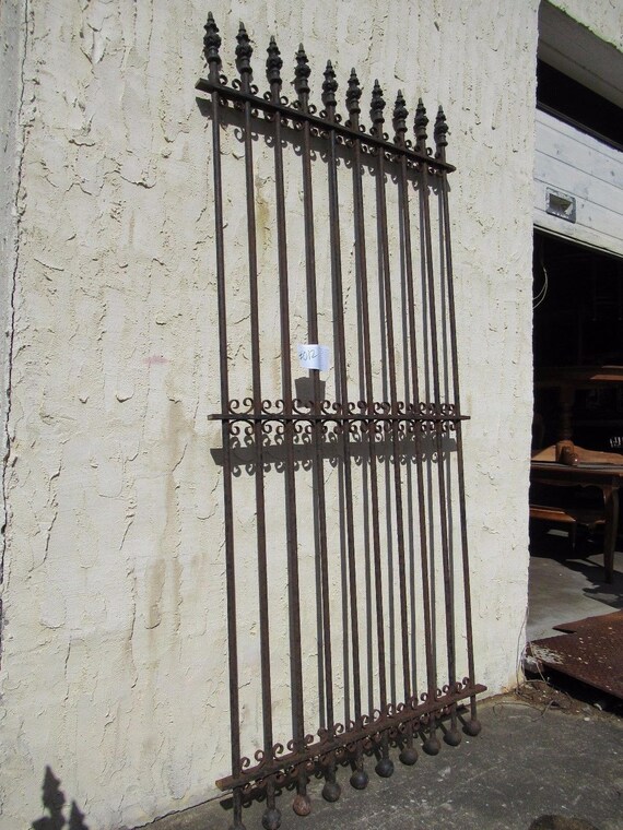 Antique Iron Garden Gate Fence Spearhead Architectural Salvage 40x1x91 012 - Iron Garden Gates And Fencing Antique Iron Garden Gate Fence Spearhead Architectural Salvage 40x1x91 012 - Iron Garden Gates And Fencing