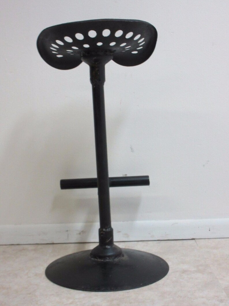Antique Industrial Custom Made Tractor Seat Bar Stool C Etsy