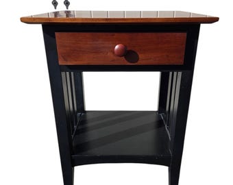 Ethan Allen American Impressions Nightstand End Side Table Mission arts crafts B