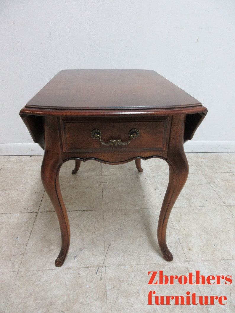 Ethan Allen French Country Drop Leaf Butterfly Lamp End Table - Etsy
