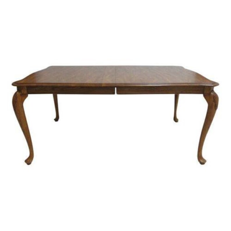 Pennsylvania House Solid Oak Queen Anne Dining Room Banquet Conference Table