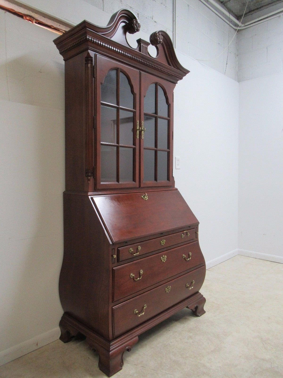 Thomasville Bombay Cherry Drop Front Secretary Writing Desk