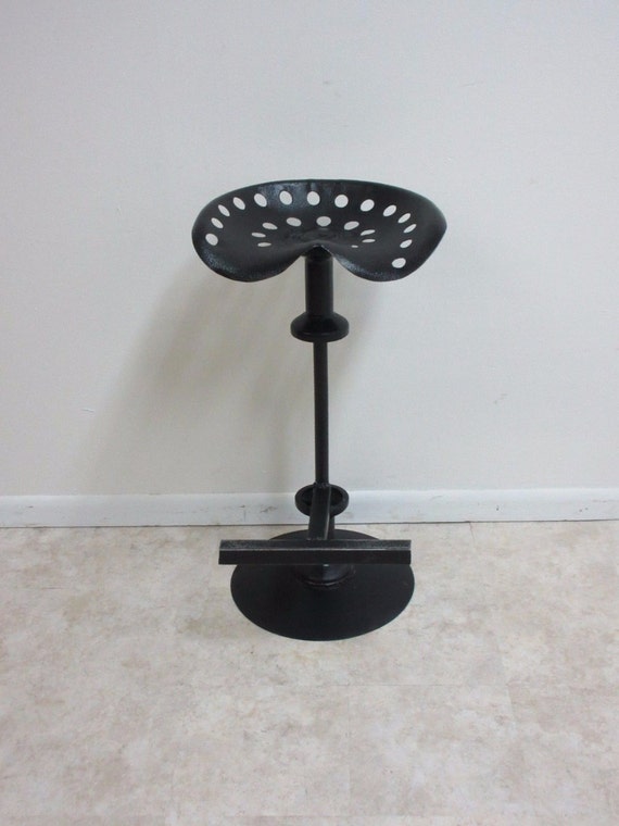 Antique Industrial Custom Made Tractor Seat Bar Stool A Etsy