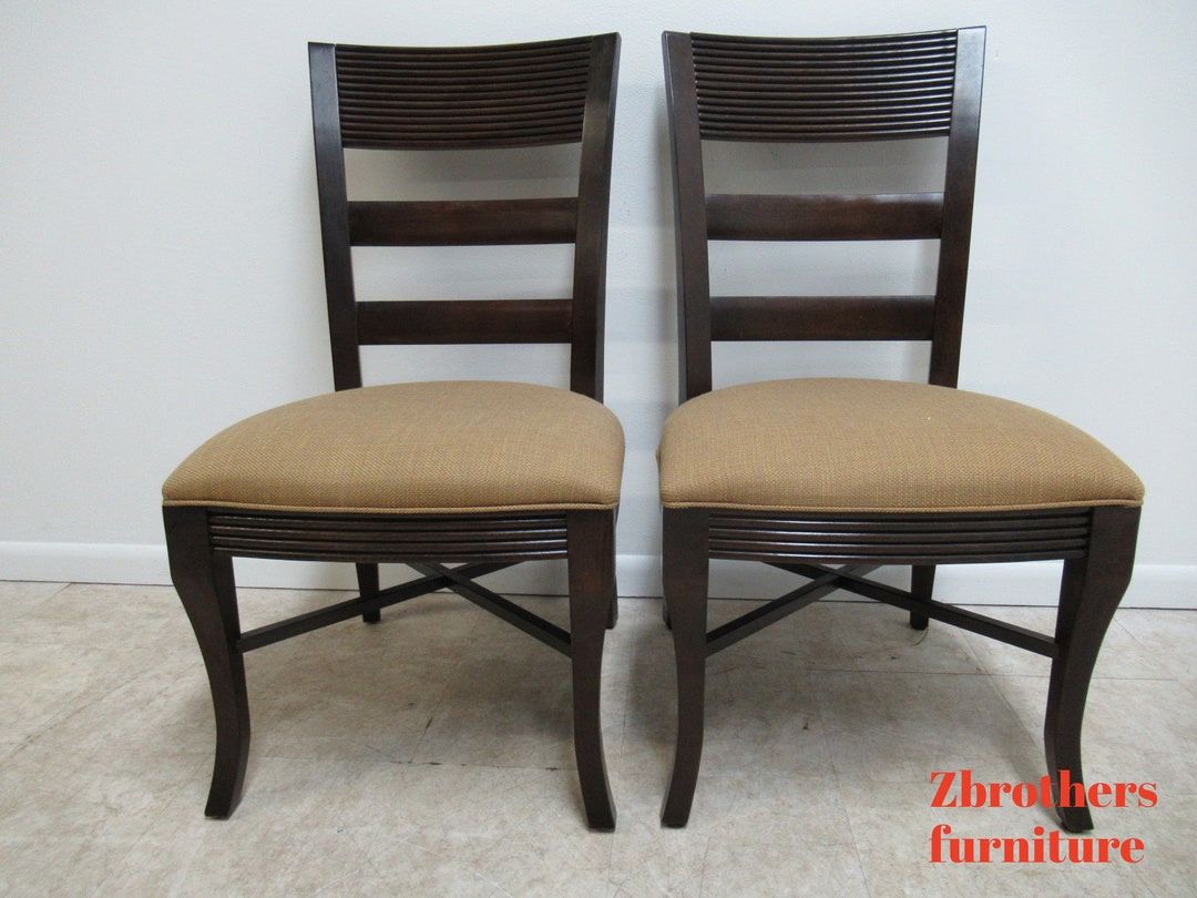 Pair Nautica by Lexington Ladder Back Dining Room Side Chairs Etsy