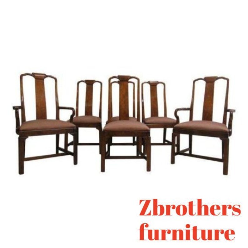 6 Vintage Drexel Asian Chinoiserie Dining Room Side Arm Chairs Set Furniture Deshpandefoundationindia Org 6 Vintage Drexel Asian Chinoiserie, Side Arm Chairs