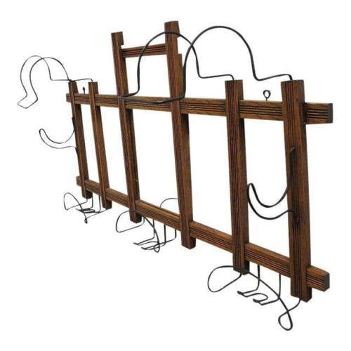 Antique Victorian Hanging Wall Mirror Coat Hook Hat Rack B Etsy