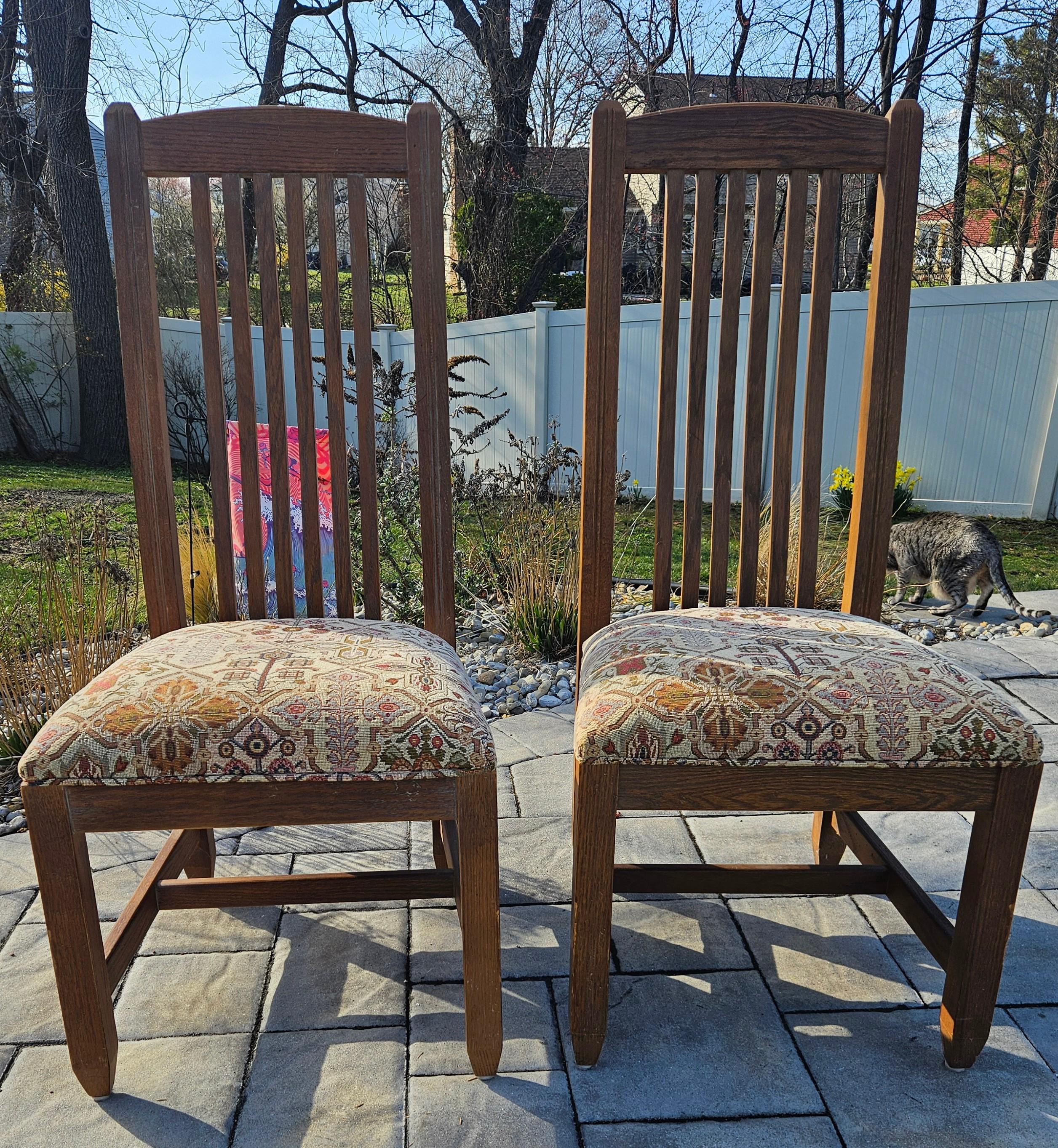 2 Ethan Allen Amercian Artisan Dining Room Side Chairs Arts Crafts