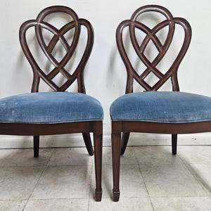 Ethan Allen Dining Room side chairs Hepplewhite Ribbon Back Collectors Classics B