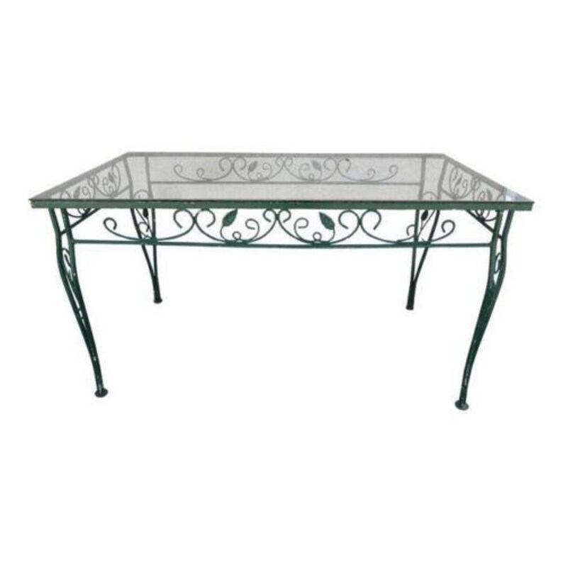 Vintage Outdoor Patio Porch Salterini Mid Century Patio Dining Table