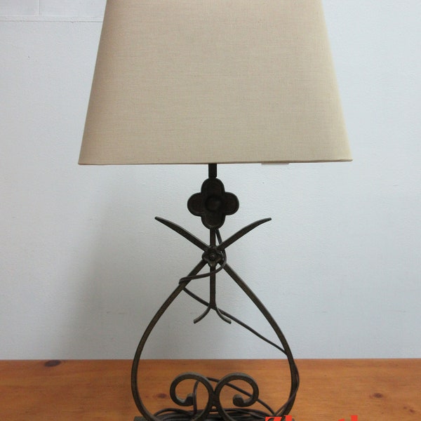 Wrought Iron Table Lamps Etsy