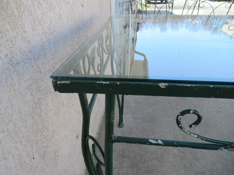 Vintage Outdoor Patio Porch Salterini Mid Century Patio Dining Table