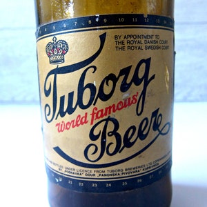 Vintage Tuborg Beer bottle