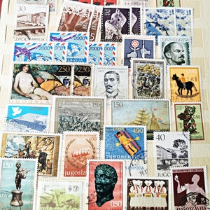 Rare collection of vintage stamps from Yugoslavia image 1