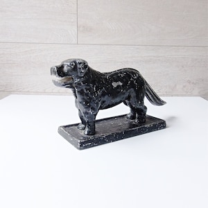 Vintage gietijzeren hond notenkraker