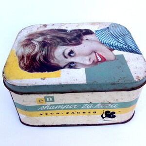 Vintage shampoo box made in Yugoslavia imagem 2