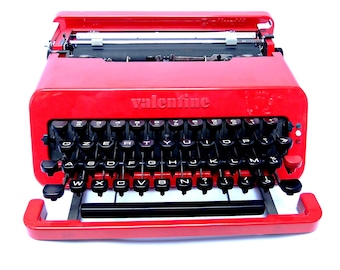 Iconic Olivetti Valentine typewriter