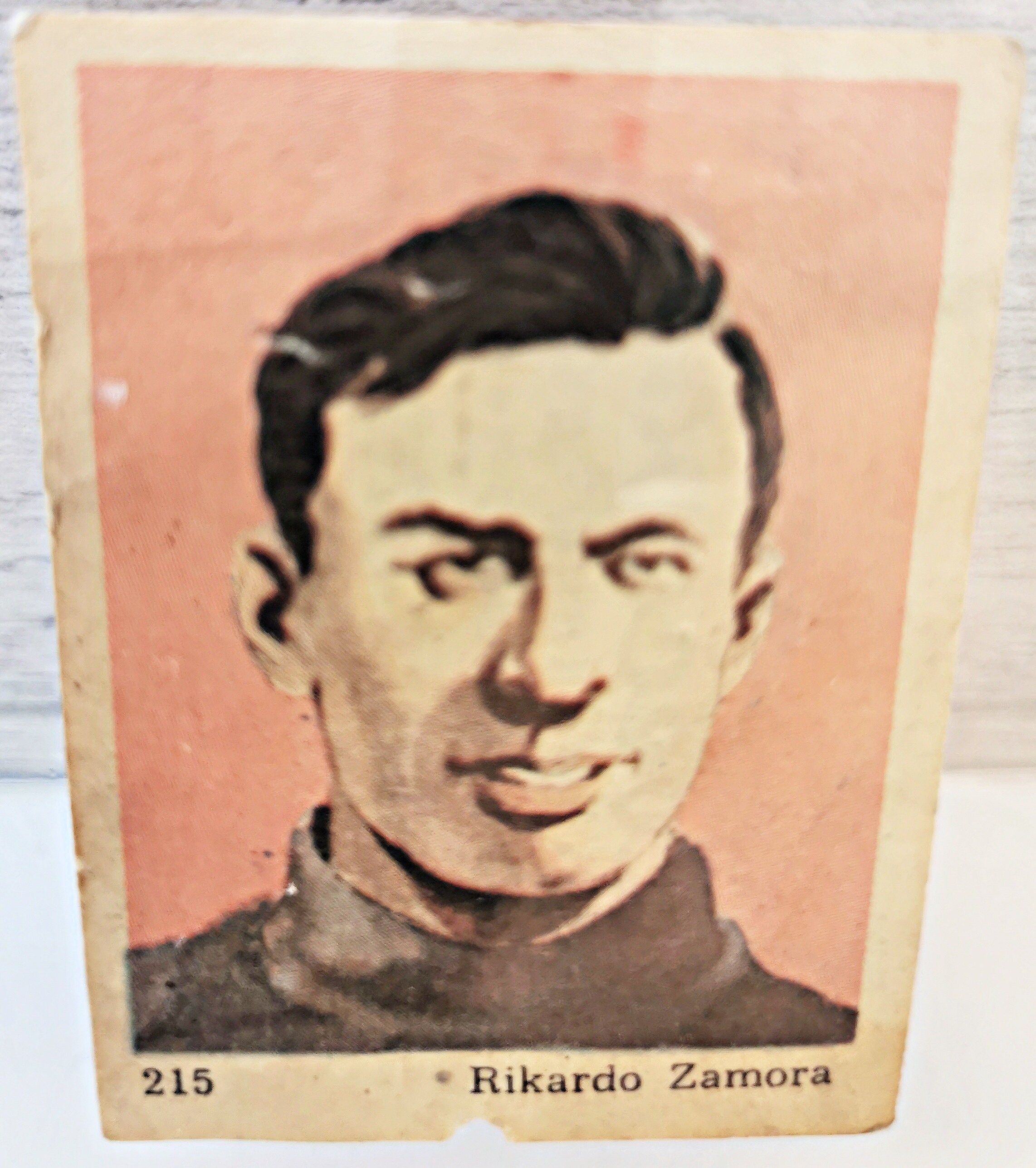 RARE! Vintage 60s Ricardo Zamora Sticker From Zvecevo Chocolate